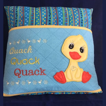 How to Quilt a Reading Pillow Pocket