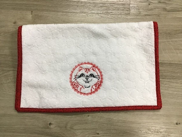 Cat Burp Cloth