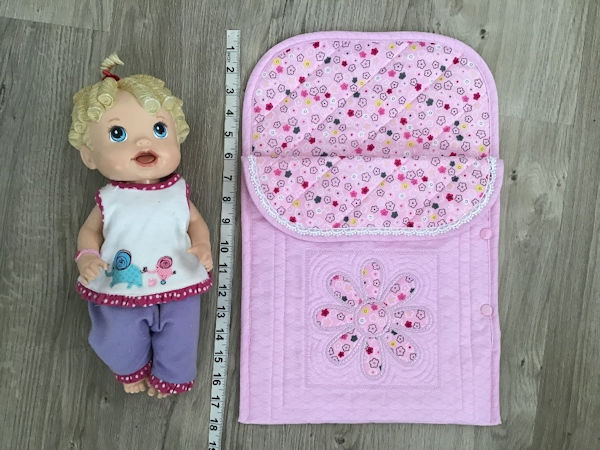 Doll Sleeping Bag with Kam Snaps