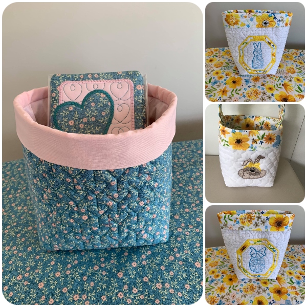 Fabric Baskets made by Darina