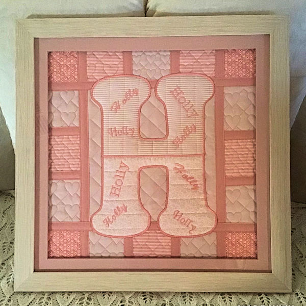 Framed Large Letter by Darina
