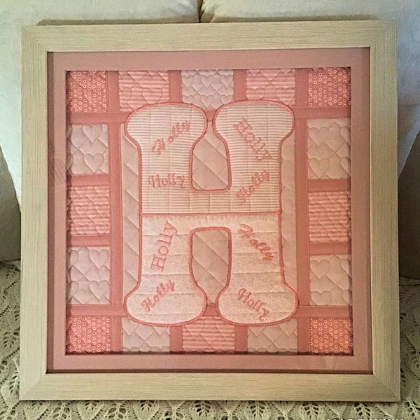 Framed Large Letter by Darina