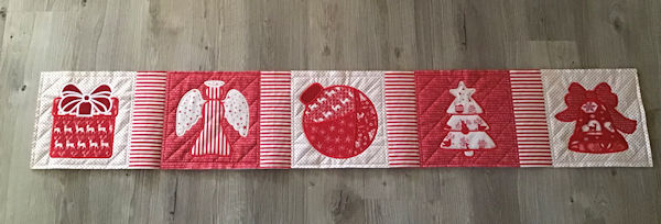 Free Christmas Table Runner 11