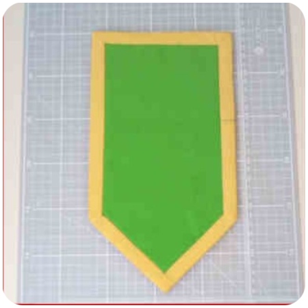 How to adding binding to angled corners