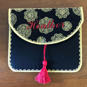 In the hoop Quilted bag ted