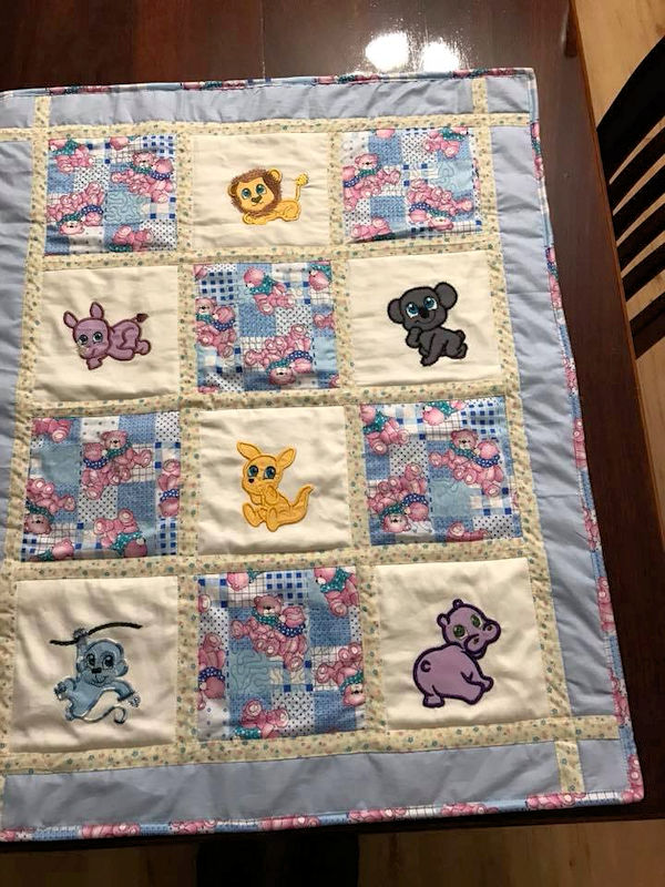 Zoo Applique Quilt