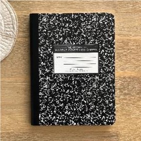 Composition Notebook size