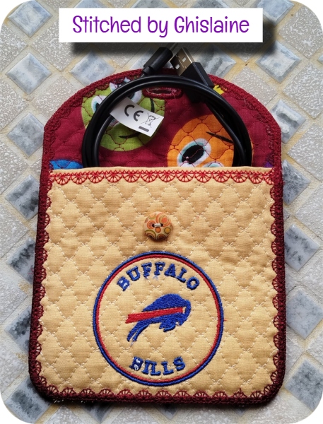 Quilt Bag with free Buttonhole by Ghislaine 2