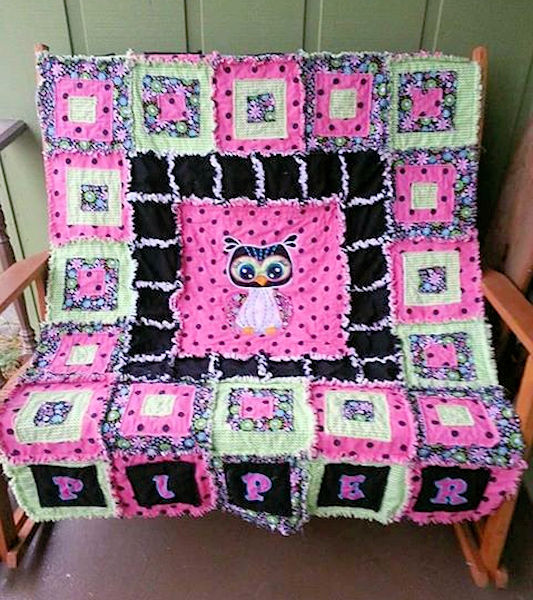 Renae Raggy Owl Quilt