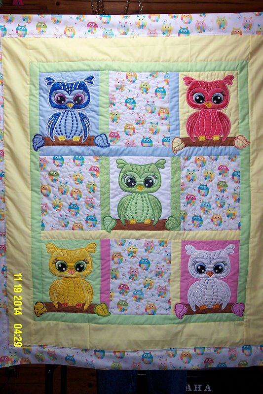 Sandy Owl Quilt