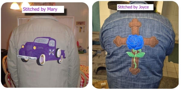 Truck and Cross Jacket back