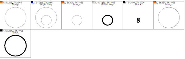 pool ball stitch sequence