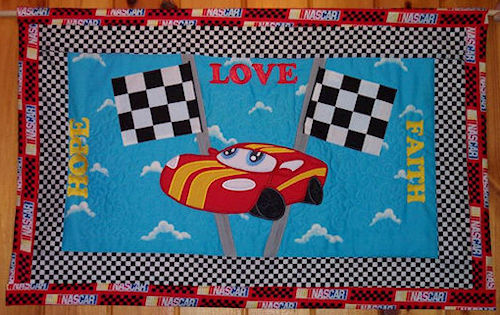 Racing Car Quilt