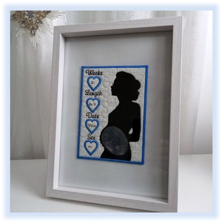 How to make Baby Scan Photo Frame