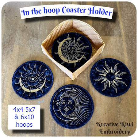 How to make In the hoop Coaster Holder