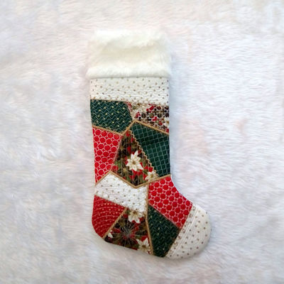 How to make our In the hoop Crazy Patch Christmas Stocking