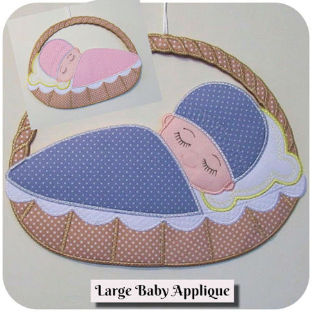 How to make our Large Baby Applique