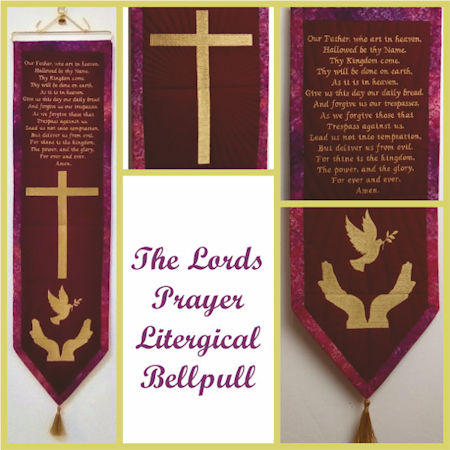 How to make Lords Prayer Bell Pull- Wall Hanging