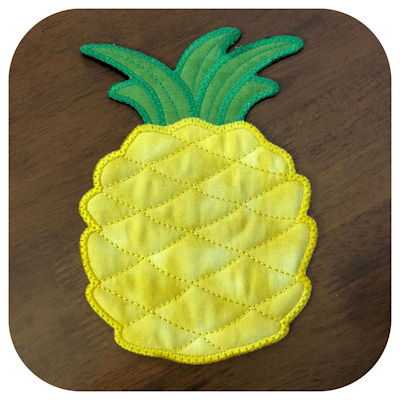 How to make Free Pineapple Coaster