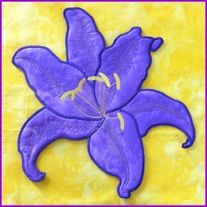 Large Lilly Applique