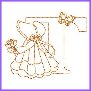 Sunbonnet Alphabet