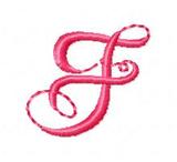 Swirly Alphabet Applique Machine Embroidery Design