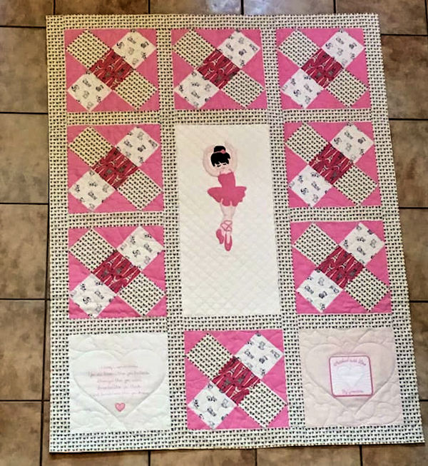 Ballerina Quilt by Annemarie