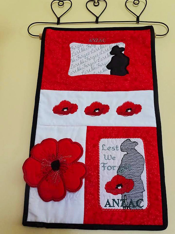 ANZAC Wall Hanging by Jacqui