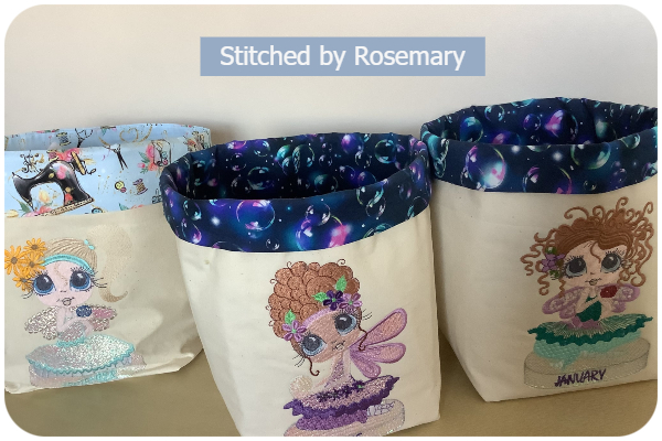 Fabric Boxes by Rosemary