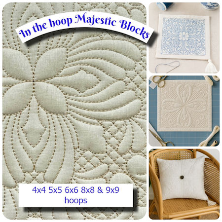 In the hoop Majestic Blocks by Kreative Kiwi - 450