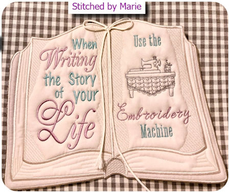 Large Applique Book by Marie - 450