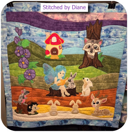 Fairy Forest Quilt by Diane 2108 - 450