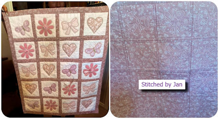 Quilt with sashing by Jan 2 - 450