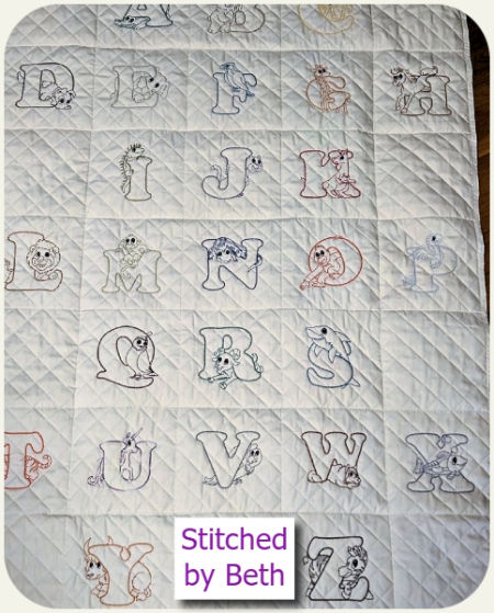 Animal Alphabet with free cross hatch blocks by Beth - 450