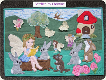 Fairy Forest Wall Hanging by Christine 1410 - 450
