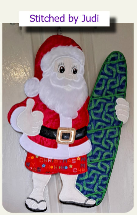 Surfing Santa by Judi - 450