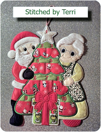 Santa advent by Terri - 450