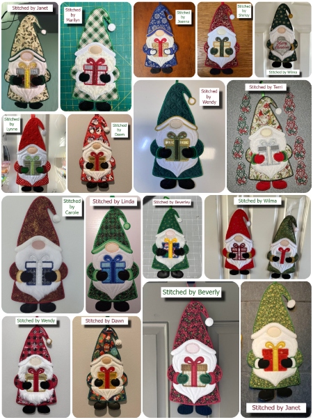 Large Festive Gnome samples 2011
