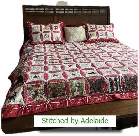 Orange Peel Quilt and Nativity by Adelaide - 450