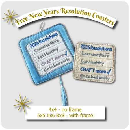 Free New Years Resolution Coaster by Kreative Kiwi - 450