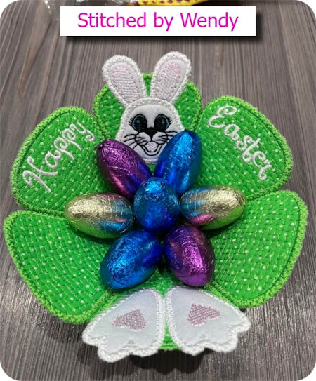 Easter Bunny Bowl by Wendy - 450