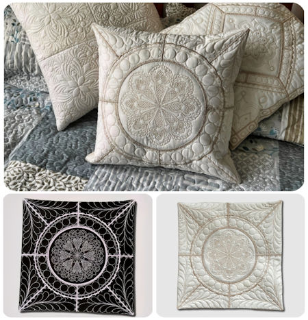 Majestic Circle Cushion Block by Kreative Kiwi - 450