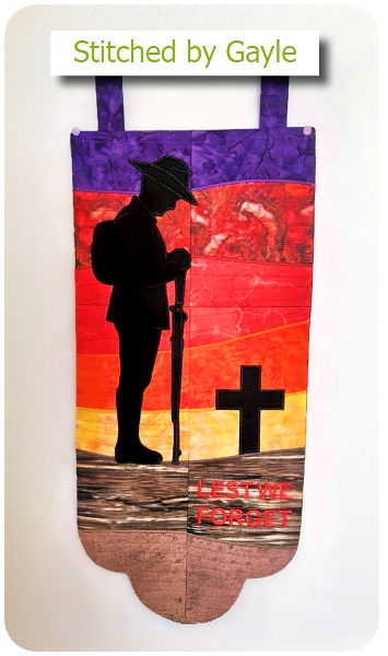 Large ANZAC Soldier by Gayle