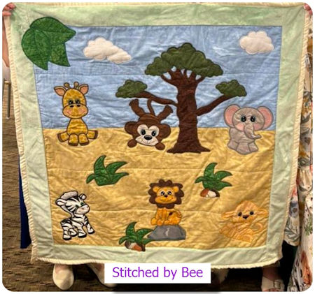 Jungle Animal Quilt by Bee - 450