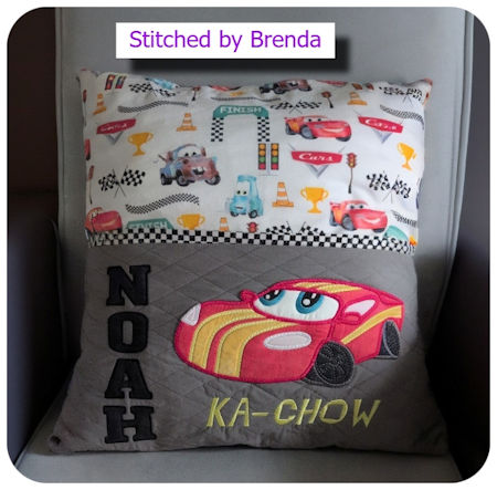 Large Car Reading Pillow by Brenda - 450