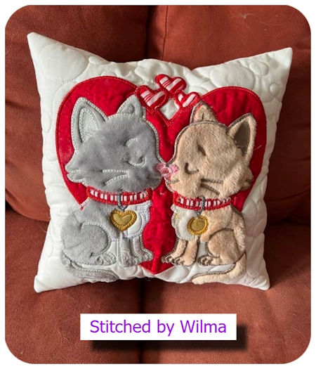 Kissing Kitties by Wilma - 450