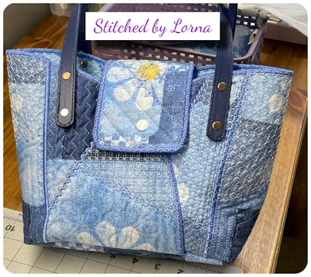 Folded Bag by Lorna with Flap - 450