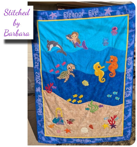 Sea Collection Quilt by Barbara - 450