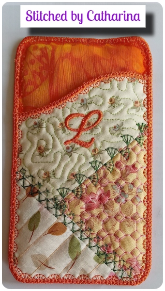 In the hoop crazy patch glass case by Catharina