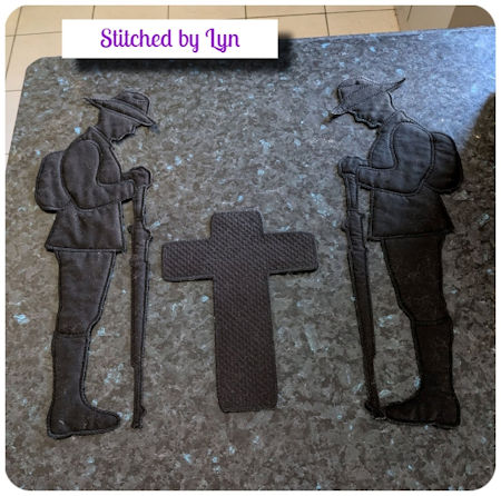 Large Anzac Soldier by Lyn - 450